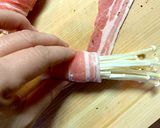 お弁当に！えのき茸の肉巻き作り方1写真