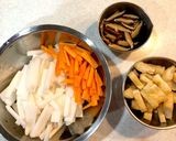 大根きんぴら作り方1写真