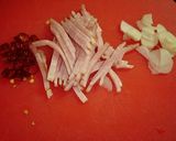 舞茸☆塩こんぶde和風ぺペロンパスタ作り方2写真