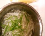 白髪ねぎとしいたけの和風パスタ作り方1写真