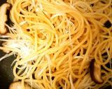 白髪ねぎとしいたけの和風パスタ作り方3写真
