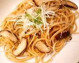 白髪ねぎとしいたけの和風パスタ作り方4写真