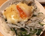 温泉卵で釜揚げしらす丼作り方5写真