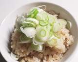 長ネギとゴボウだけの炊き込みご飯作り方4写真