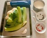カリフラワーアンチョビソースかけ作り方1写真