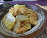水・出汁要らず！　白菜と油揚げの蒸し煮作り方4写真