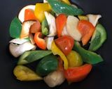 ビタミンカラーの簡単ソテーお弁当の彩りに作り方2写真