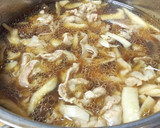 おろし添え とろみ豚バラきのこ丼作り方4写真
