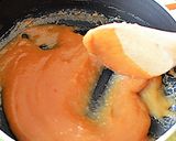 揚げ茄子のしょうが入り練り味噌がけ♪作り方3写真