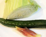 キャベツときゅうりとみょうがの浅漬け作り方1写真