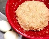 鶏胸ミンチ&れんこんのミートローフ♡作り方4写真
