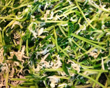 しらすと豆苗のガーリック炒め作り方4写真