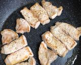 豚ロースで簡単肉ピザ作り方3写真
