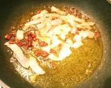 白菜とベーコンのペペロンチーノスープスパ作り方5写真