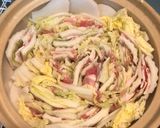 白菜豚肉ミルフィーユ鍋作り方4写真