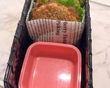 ライスバーガー 簡単 詰め方 中学生弁当作り方3写真