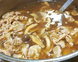 おろし添え とろみ豚バラきのこ丼作り方5写真