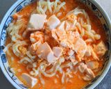コチュジャン豆富スープらーめん作り方5写真
