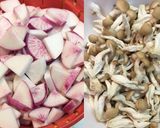 蕪と豚バラのXO醤炒め煮作り方1写真