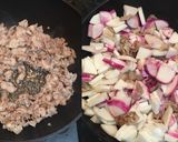 蕪と豚バラのXO醤炒め煮作り方3写真