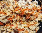 簡単♪居酒屋のお通し◇炒り豆腐◇豆腐消費作り方1写真