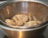 牡蠣となんちゃって松茸の永谷園パスタ♪ૢ作り方1写真