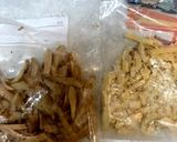 雷こんにゃくとごぼうの食物繊維煮です作り方4写真