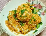 里芋のチキンラーメンまぶし作り方4写真