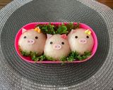 三匹の子豚♫チーズ入り生ハムおにぎり作り方13写真