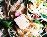＊小松菜とベーコンの和風ペペロンチーノ＊作り方11写真