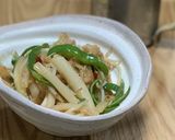 はやと瓜と油揚げの炒め物作り方13写真
