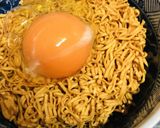 アレンジ★海苔＆たまご・チキンラーメン作り方1写真