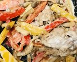 豚肉とパプリカのマスカルポーネ炒め作り方3写真