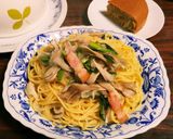 簡単♪美味しい☆舞茸ベーコン小葱のパスタ作り方5写真