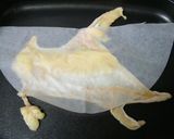 №２２　パリパリ鶏皮と鶏皮油作り方2写真