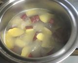 さつま芋とりんごのバター煮作り方8写真