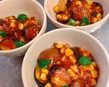 簡単♪レトルトで茄子ミートボールグラタン作り方6写真