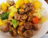 じゃが芋と豚すね肉の蜂蜜バター醤油作り方5写真