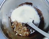 ナッツ入りのチョコブラウニー作り方6写真