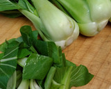青梗菜のごまとマヨネーズの和え物作り方1写真
