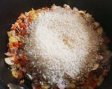 旨ウマ♪生米から作る本格チーズリゾット作り方5写真