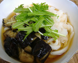 蒸しなすと大根おろしの簡単ぶっかけうどん作り方5写真