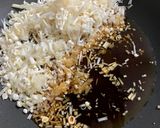 なめたけ玉うどん作り方2写真