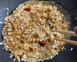 なめたけ玉うどん作り方3写真