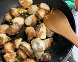 里芋のチリソース炒め作り方11写真