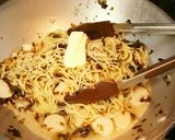 岩のりとほたてのスパゲッティー作り方5写真