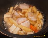 鶏とレタスの煮びたし★あと1品作り方3写真