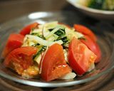 セロリとリンゴと水菜のサラダ♪作り方5写真