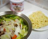 豚肉と白菜のミルフィーユ鍋→〆はラーメン作り方11写真