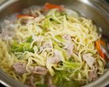 豚肉と白菜のミルフィーユ鍋→〆はラーメン作り方15写真
